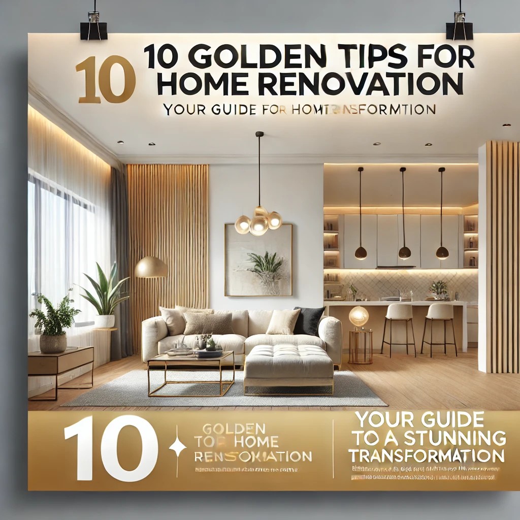 10 نکته طلایی بازسازی خانه