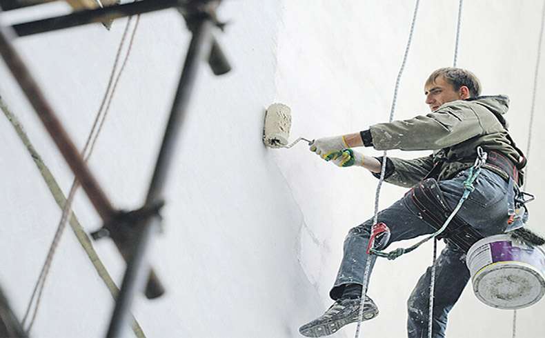 نقاشی نمای سیمانی ساختمان